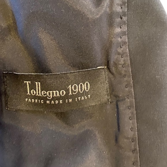 J.Crew 1035 Black Bi-Stretch Italian Wool Blazer Tollegno 1900 Jacket Womens 14 - Picture 4 of 5